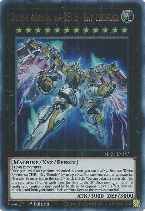 Divine Arsenal AA-ZEUS - Sky Thunder (21195) (MP21) - YuGiOh Single