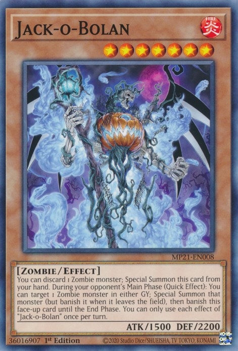 Jack-o-Bolan (21008) (MP21) - YuGiOh Single
