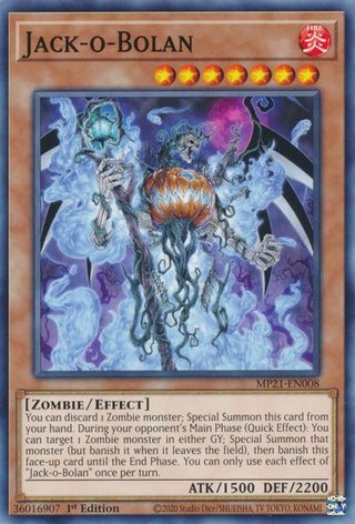 Jack-o-Bolan (21008) (MP21) - YuGiOh Single