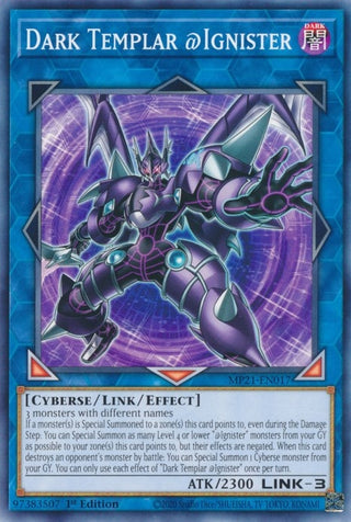 Dark Templar @Ignister (21017) (MP21) - YuGiOh Single