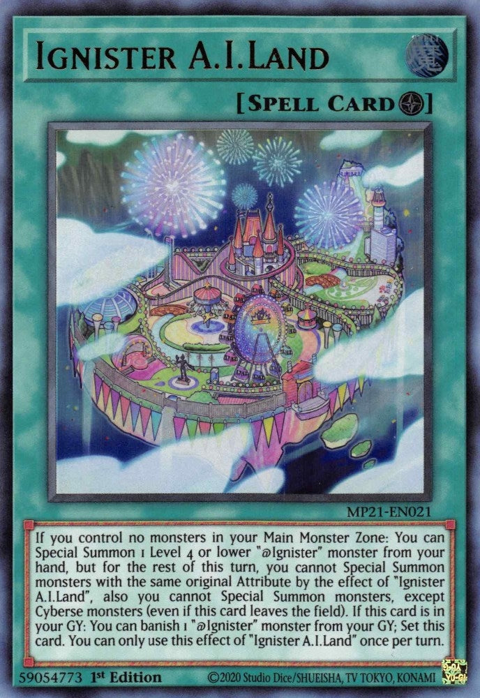 Ignister A.I.Land (21021) (MP21) - YuGiOh Single