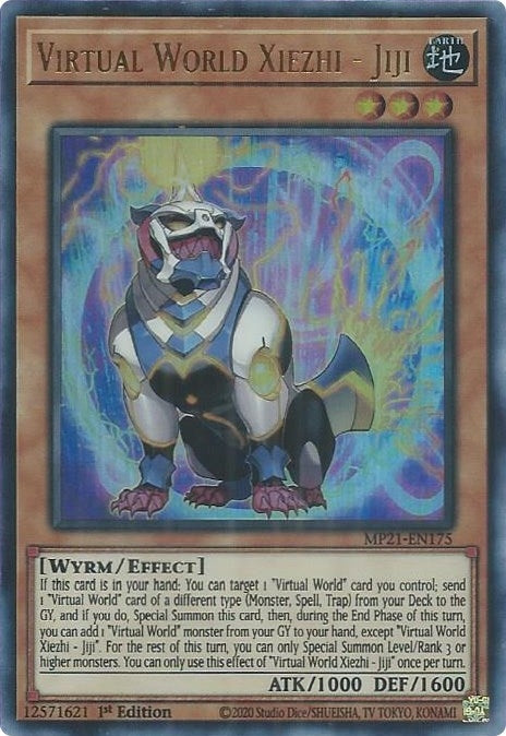 Virtual World Xiezhi - Jiji (21175) (MP21) - YuGiOh Single