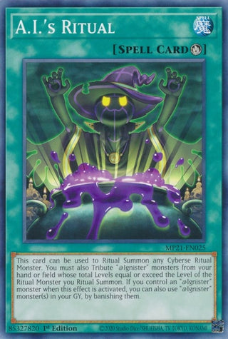 A.I.’s Ritual (21025) (MP21) - YuGiOh Single