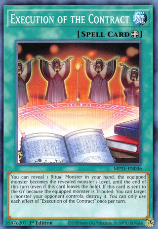 Execution of the Contract (21036) (MP21) - YuGiOh Single