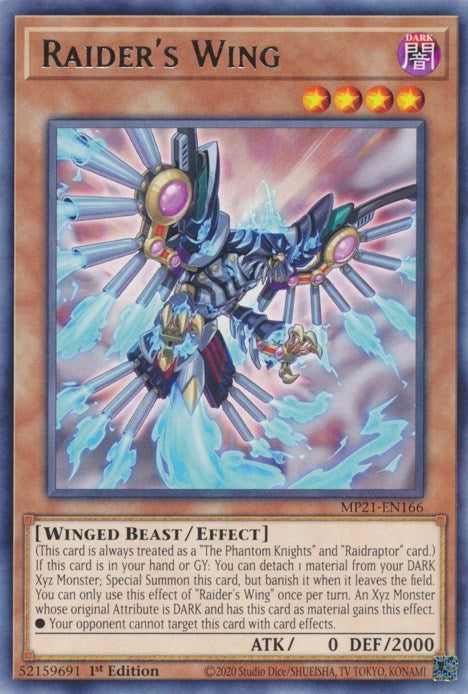 Raider’s Wing (21166) (MP21) - YuGiOh Single