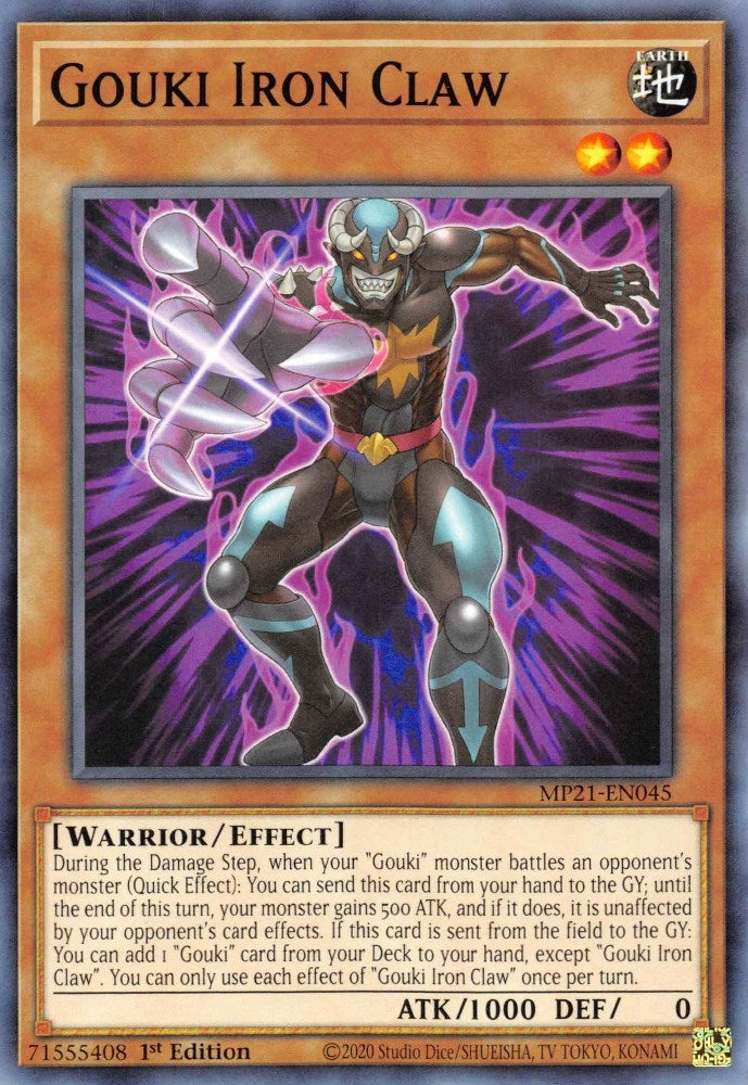 Gouki Iron Claw (21045) (MP21) - YuGiOh Single