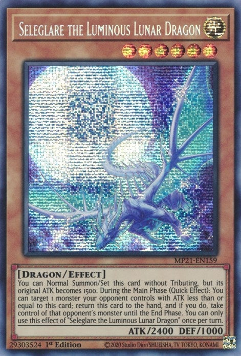 Seleglare the Luminous Lunar Dragon (21159) (MP21) - YuGiOh Single