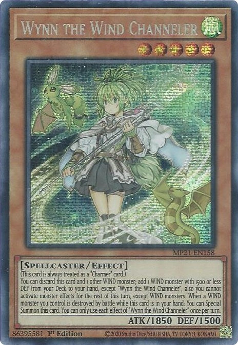 Wynn the Wind Channeler (21158) (MP21) - YuGiOh Single