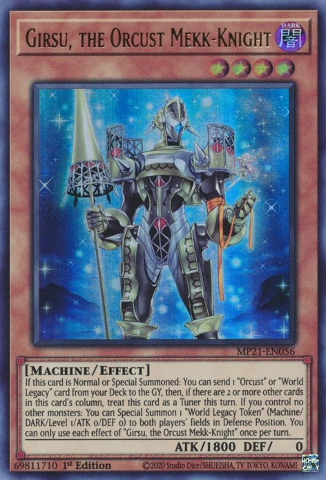 Girsu the Orcust Mekk-Knight (21056) (MP21) - YuGiOh Single