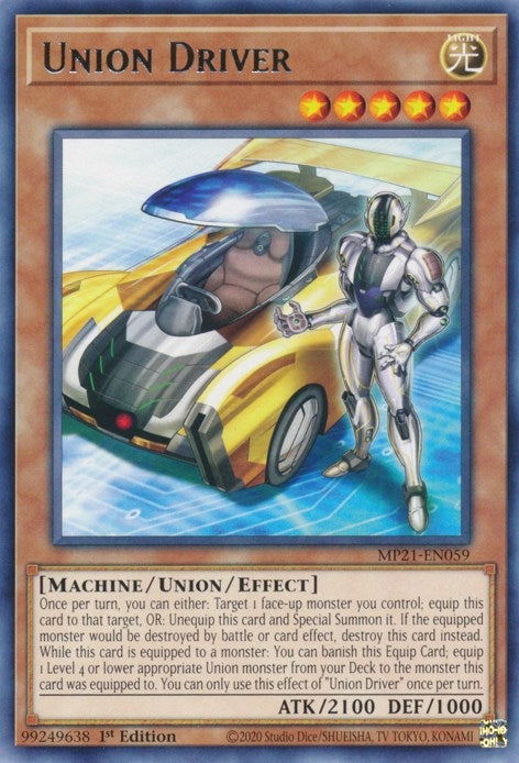 Union Driver (21059) (MP21) - YuGiOh Single