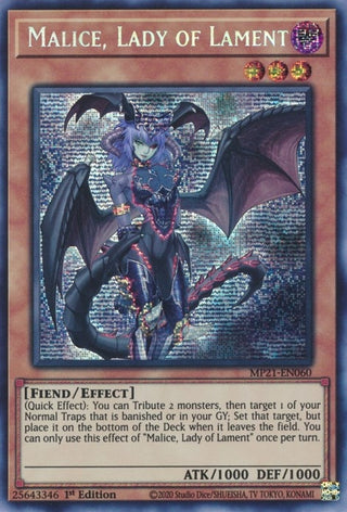 Malice Lady of Lament (21060) (MP21) - YuGiOh Single