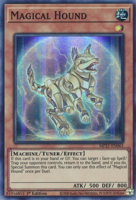 Magical Hound (21063) (MP21) - YuGiOh Single