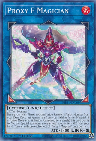 Proxy F Magician (21069) (MP21) - YuGiOh Single