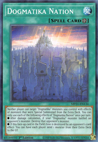 Dogmatika Nation (21134) (MP21) - YuGiOh Single
