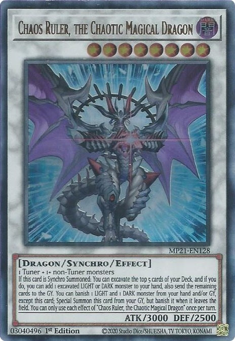 Chaos Ruler the Chaotic Magical Dragon (21128) (MP21) - YuGiOh Single