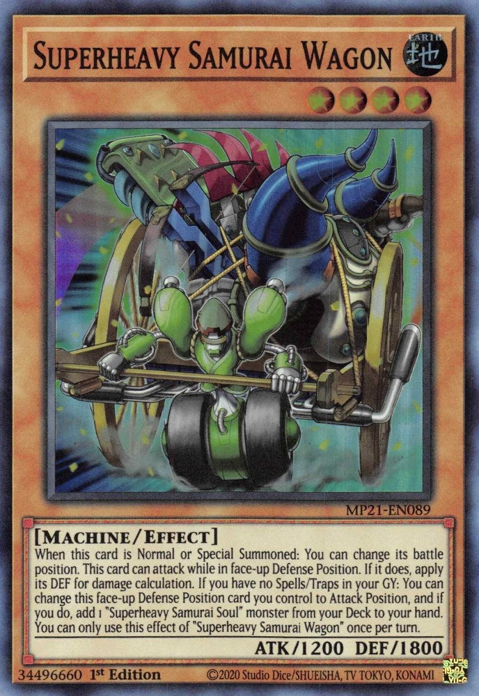 Superheavy Samurai Wagon (21089) (MP21) - YuGiOh Single