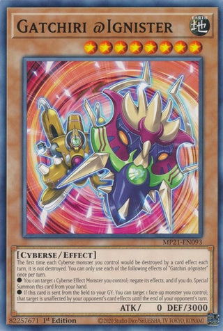 Gatchiri @Ignister (21093) (MP21) - YuGiOh Single