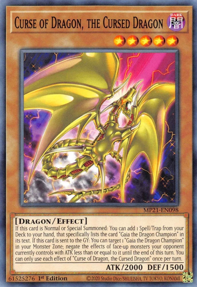 Curse of Dragon the Cursed Dragon (21098) (MP21) - YuGiOh Single