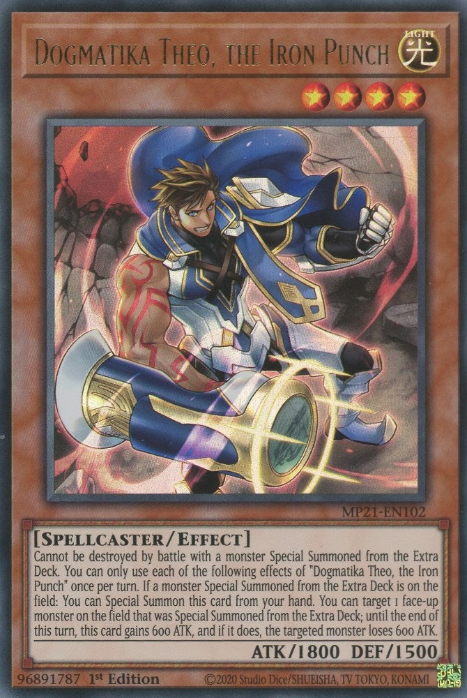 Dogmatika Theo the Iron Punch (21102) (MP21) - YuGiOh Single