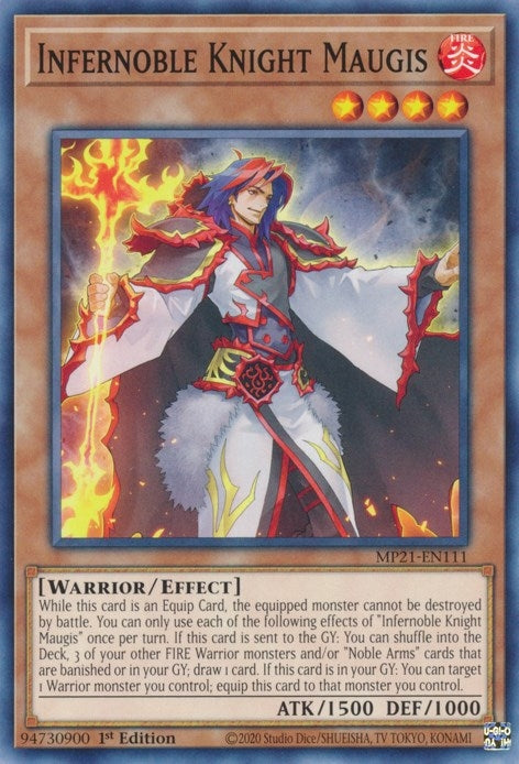 Infernoble Knight Maugis (21111) (MP21) - YuGiOh Single