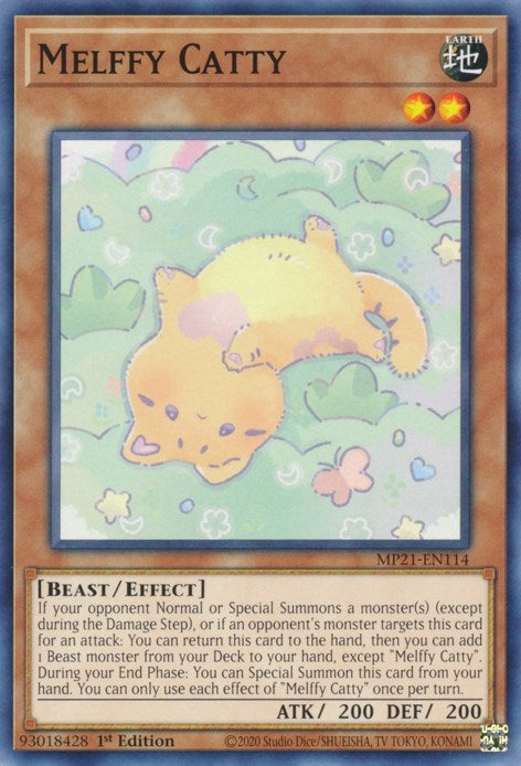 Melffy Catty (21114) (MP21) - YuGiOh Single