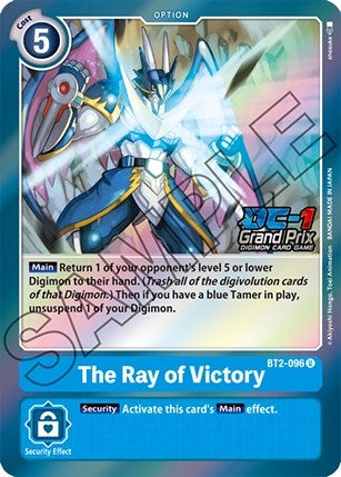 The Ray of Victory (DC-1 Grand Prix) (2096) [BT01-03] - Digimon Card Game Single
