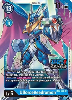 UlforceVeedramon (DC-1 Grand Prix) (2032) [BT01-03] - Digimon Card Game Single