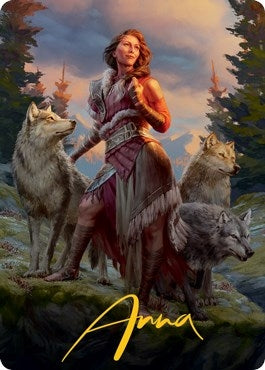 Arlinn the Pack’s Hope Art Card (01/81) (Gold-Stamped Signature) (1) [ASMID] - MTG Single