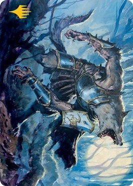 Moonrage Brute Art Card (Gold-Stamped Signature) (14) [ASMID] - MTG Single
