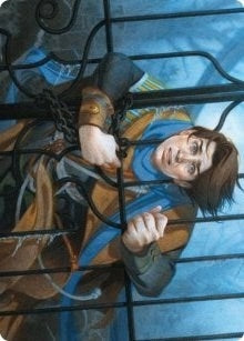 Locked in the Cemetery Art Card (26) [ASMID] - MTG Single