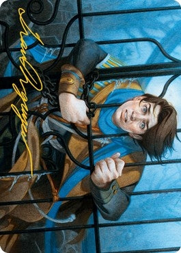 Locked in the Cemetery Art Card (Gold-Stamped Signature) (26) [ASMID] - MTG Single