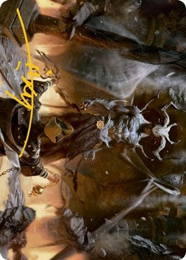 Ormendahl the Corrupter Art Card (Gold-Stamped Signature) (38) [ASMID] - MTG Single
