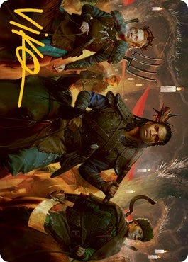 Candlelit Cavalry Art Card (Gold-Stamped Signature) (48) [ASMID] - MTG Single