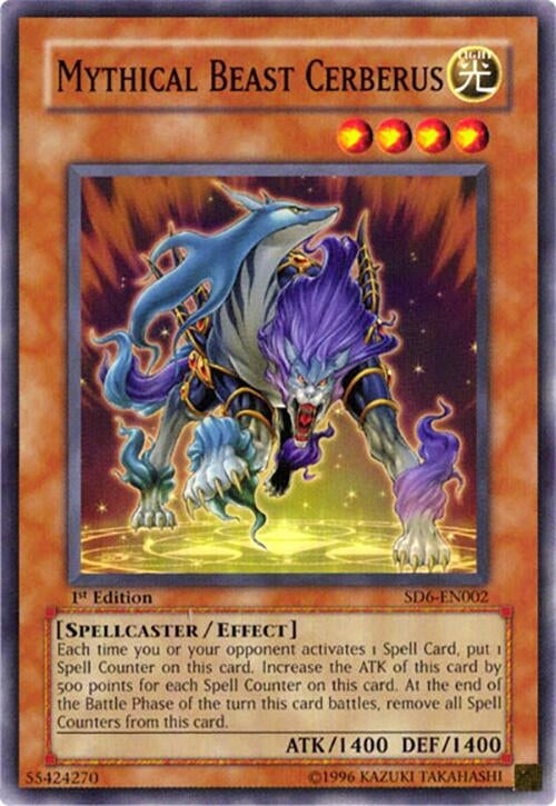 Mythical Beast Cerberus (6002) - YuGiOh Single