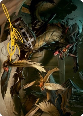 Wing Shredder Art Card (Gold-Stamped Signature) (55) [ASMID] - MTG Single