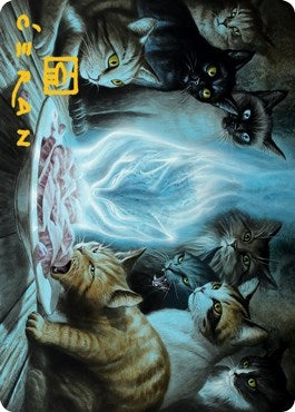 Can’t Stay Away Art Card (Gold-Stamped Signature) (56) [ASMID] - MTG Single