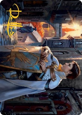 Dennick Pious Apprentice Art Card (Gold-Stamped Signature) (58) [ASMID] - MTG Single