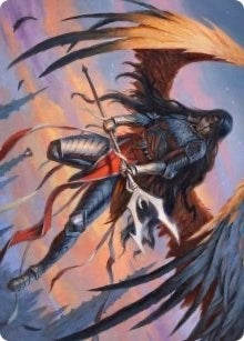 Liesa Forgotten Archangel Art Card (63) [ASMID] - MTG Single