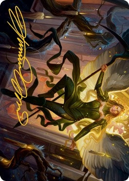 Sigarda Champion of Light Art Card (Gold-Stamped Signature) (68) [ASMID] - MTG Single