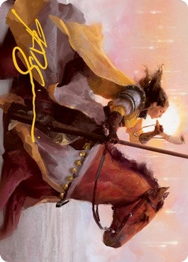 Sunrise Cavalier Art Card (Gold-Stamped Signature) (69) [ASMID] - MTG Single