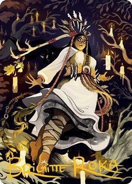Candlegrove Witch Art Card (76/81) (Gold-Stamped Signature) (76) [ASMID] - MTG Single