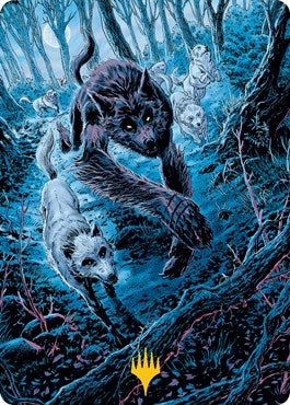 Untamed Pup Art Card (Gold-Stamped Signature) (77) [ASMID] - MTG Single