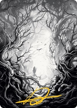 Forest Art Card (81/81) (Gold-Stamped Signature) (81) [ASMID] - MTG Single