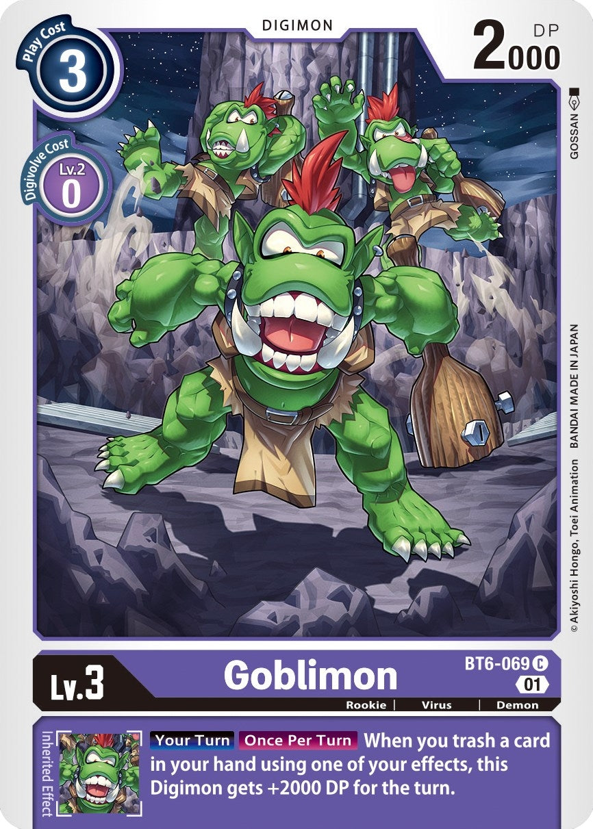 Goblimon (6069) [BT06] - Digimon Card Game Single