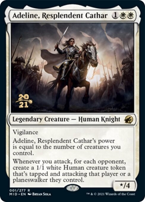 Adeline Resplendent Cathar (1) [PRE] - MTG Single