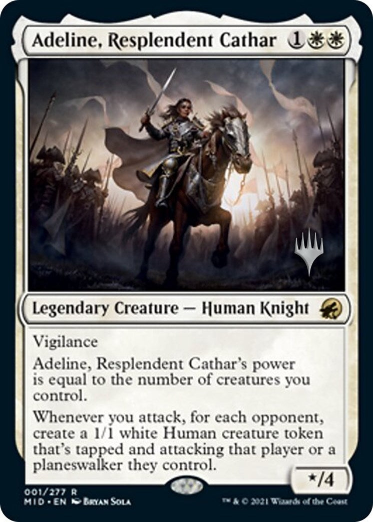 Adeline Resplendent Cathar (1) [PPMID] - MTG Single