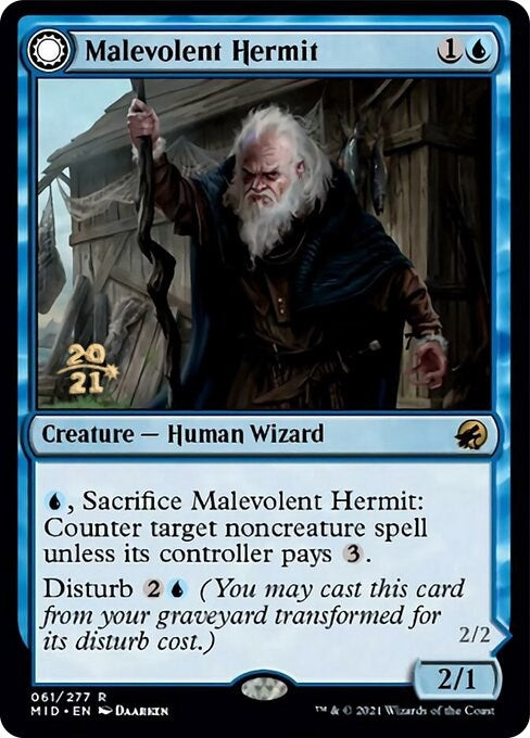 Malevolent Hermit (61) [PRE] - MTG Single