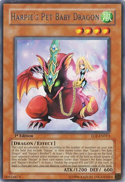 Harpie’s Pet Baby Dragon (13) - YuGiOh Single