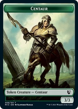 Centaur // Wolf Double-sided Token (0) [MIC] - MTG Single