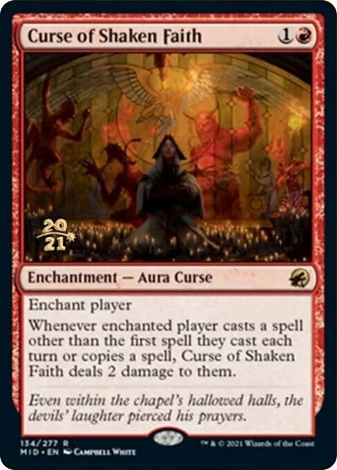 Curse of Shaken Faith (134) [PRE] - MTG Single